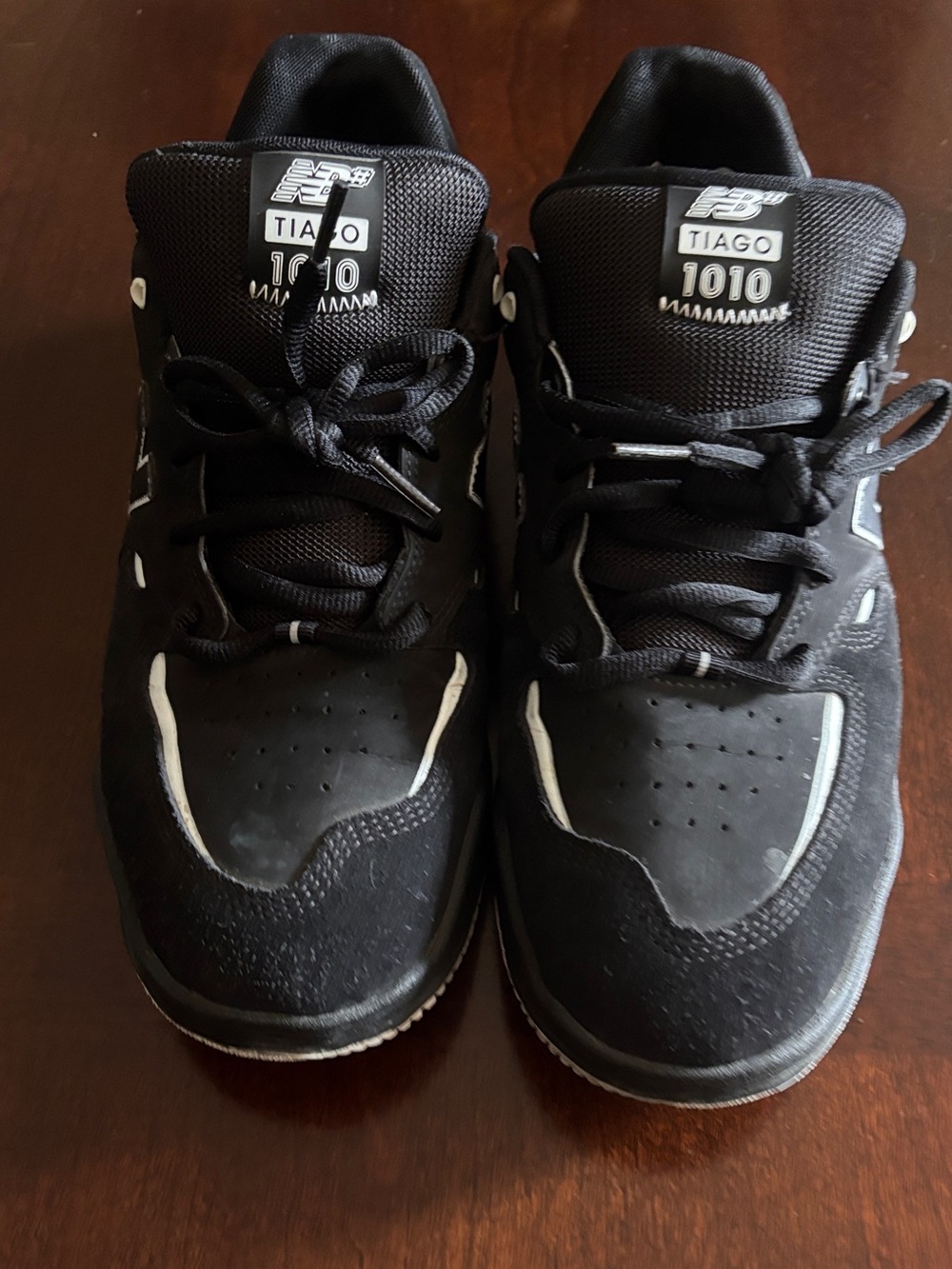 black-and-white New Balance Numeric 1010 Tiago Lemos skate sneakers